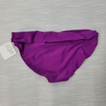 Athleta Womens Bikini Bottom Size XL Purple Splash Low Tide Foldover 740043 NEW Photo 3