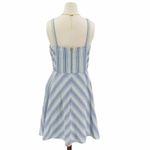 Draper James Seer Sucker Blue & White Bow Dress Size 8 NEW Photo 3