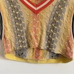 Urban Outfitters  x BDG Knit Sweater Vest Tank Top Boho Multi color Size XS crop Photo 3