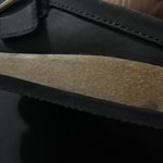 WHITE MOUNTAIN FOOTBEDS BLACK LEATHER MULES NO SIZE TAG MEASURES APPROX 11” EUC Gray Photo 5