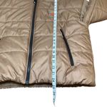 Nike  Therma Fit Hooded Puffer Jacket Beige Orange L‎ Women's Winter Photo 7