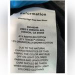 Reformation NWT Charlie High Rise Jean Shorts Black Cut Off Frayed Hem Denim 31 Photo 4