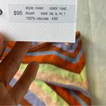 27 Miles One Shoulder Striped Asymmetrical Women Top Brown Photo 4