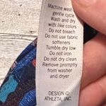 Athleta Be Free Mesh Leggings Womens Size S Blue Geo Stash Pockets Full Length Photo 10