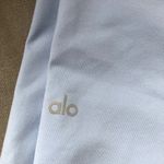 Alo Yoga Airbrush High-Waist Heart Throb Legging Seashell Blue/White S Photo 5