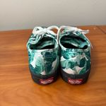 Vans Authentic Comfy Cush Custom Palm Leaves Floral Green White Lace Up Sneaker Photo 3