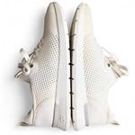 UGG  Women's Knit and Mesh Sneakers White Lace-Up Size 7.5 Photo 10