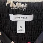 Nine West NWT Babydoll Black Trail Top XL Photo 7