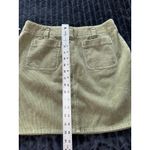 Y2K Abercrombie Micro Mini Corduroy Skirt Low Rise 90s Skate grunge Green Sz S Photo 5