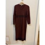 Peruvian Connection Long Sleeve Pima Cotton Sweater Dress Tribal Size XS Photo 2