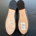 Taryn Rose  Leather Woven Ballet Flats Gray Silver Metallic Pewter Size 9.5 Photo 5