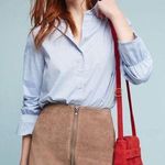 *HP!* Six Crisp Days leather moto mini skirt Size L Photo 0