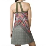 prAna  Cantine Halter Active Dress Women's L Cargo Marrakesh Olive Green Sporty Photo 10