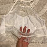 Active USA ⚡️ $5 FLASH SALE! ⚡️ White Open Back Lace Crop Top Photo 6