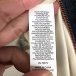 Lucky Brand NEW  Faux Fur Hooded Zip Jacket in Beige Leopard Women's Size XS Photo 10