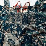 Natural Life NWT, Floral Rayon Cropped Tank Top with Front Keyhole Tie, Sz L Photo 12