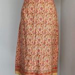 Faded Glory Vintage  Floral Paisley Patterned Midi Pencil Skirt M Photo 1