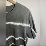 NWOT NSF Grey/White Striped Tie Dye Short Sleeve T Photo 1