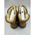 Kirkland Signature  Women's Shearling Scalloped Edge Suede Boot Tan NEW Size 11 Photo 3