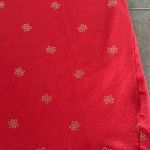 Talbots women’s short sleeve V neck coral pink top with glittery flower print S Photo 2