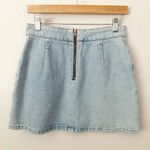 BDG  x URBAN OUTFITTERS | A-Line Utility Denim Skirt Light Wash | Size Large Photo 3