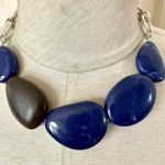 Dana Buchman  chunky blue statement necklace Photo 0