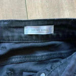 ANINE BING  Distressed Knee Skinny Jeans in Washed Black Sz 27 Photo 4