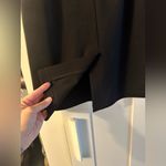 Eileen Fisher  Washable Flex Ponte Straight Skirt In Black Photo 7