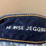 American Eagle  Outfitters Hi-Rise Jegging 360 Super Stretch Dark Wash Jeans Photo 2