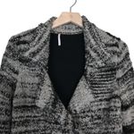 Free People Womens S Zebra Yarn Double Breasted Cardigan Sweater Photo 4