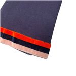 Boden Navy‎ Livia Velvet Striped Cuff Quarter Sleeve Sweatshirt Dress Size 4L Blue Photo 4