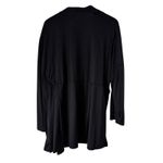 MUK LUKS Women's P3X Black Open Front Draped Lightweight Cardigan Sweater Size undefined Photo 8
