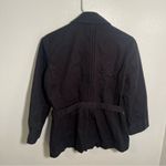 Lucky Brand Vintage  Button Down Shirt Jacket Black M Photo 4