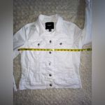 Nine West White Denim Stretch Jacket M Medium Photo 8