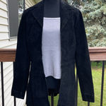 Sonoma VTG Western Whip Stitch Leather Genuine Suede Coat Womens Size S  Jeans Co Photo 0