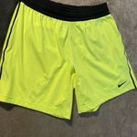 Nike  Shorts Womens Size XS Dri Fit Neon Yellow Running Athletic Gym Workout Photo 0