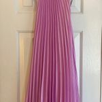 Monique Lhuillier pleated pink dress Photo 1