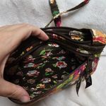 Vera Bradley English Rose Winter 2012 Brown Floral Lizzy Hipster Crossbody Bag Photo 4