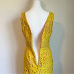 Anthropologie Maeve Gardenia Lace Column Sheath Dress Yellow Gold Size 6 Photo 7
