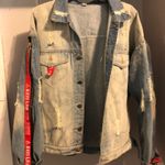 Denim Jean Jacket ! Super Cute !!! Size L Photo 5