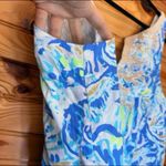 Lilly Pulitzer  Gabby Shift Dress in Bennett blue salty seas sequin beaded 14 Photo 3