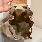 Longchamp  Le Pliage Foldable Nylon Drawstring Backpack in Beige/Brown Photo 3