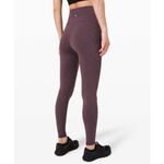 Lululemon  Power Within 28in Super High Rise Legging Heathered Black Currant 10 Photo 7