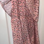 L LOVE Peach Print Halter Neck Romper by Photo 2