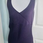 Willi Smith Solid Purple Ribbed Sleeveless Knit Tank Top Size Small Photo 4