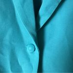 Sincerely Jules One Button Front Pockets Teal Women's Blazer Sz M NWT Blue Size M Photo 1