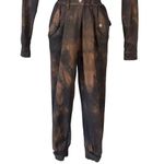 Retrofete Shirelle Jumpsuit in Sepia Brown Acid Wash Size XS Photo 3