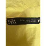 ZARA Yellow Sleeveless One Shoulder Cami Camisole Ruched Crop Tank Top Size M Photo 2