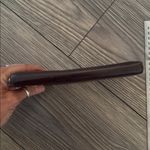 Salvatore Ferragamo  Brown embossed logo Leather Wallet full
Size Photo 9