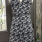 Xhilaration Xhiliration Y2K Black & Gray Geometric Halter Mesh Mini Dress | Size XL Photo 3